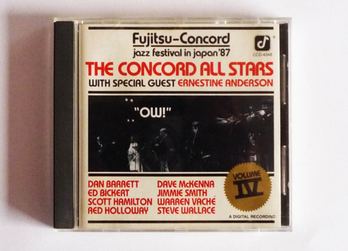 Ow! - The Concord All Stars - Ernestine Anderson - Cd 