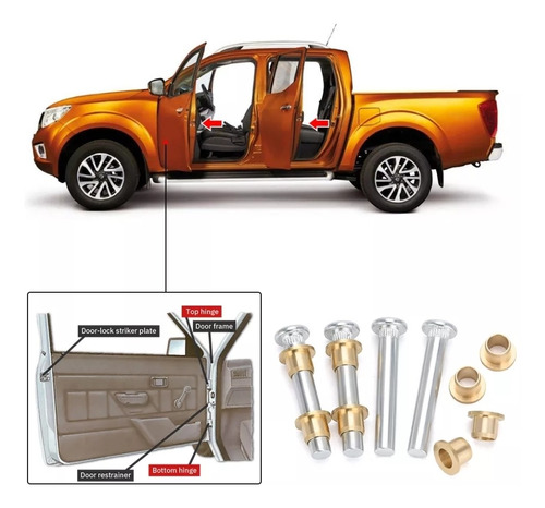 Kit De Reparación Bisagra Puerta Nissan Navara D22 