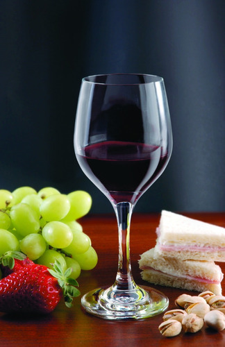 Ducale Juego De 6 Copas De Vidrio Para Vino Color Transparente
