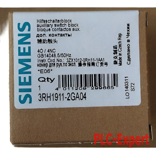 1pc Nuevo En Caja Siemens Auxiliares Contactos 3rh1911-2ga04