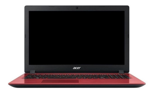 Portátil Acer Aspire 3 A314-31 roja 14", Intel Celeron N3350  2GB de RAM 500GB HDD, Intel HD Graphics 500 1366x768px Windows 10 Home