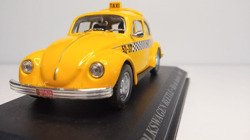Miniatura - Táxi Volkswagen Fusca Beetle Rio De Janeiro 1985