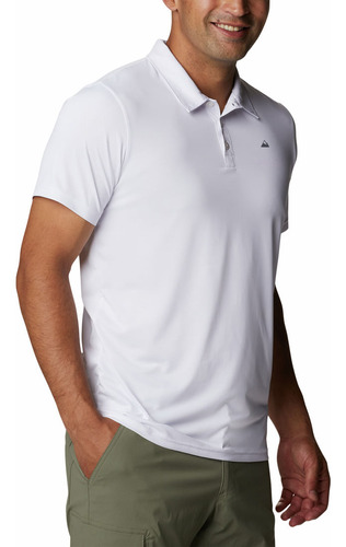 Remera Nexxt Monk Polo Hombre (blanco )