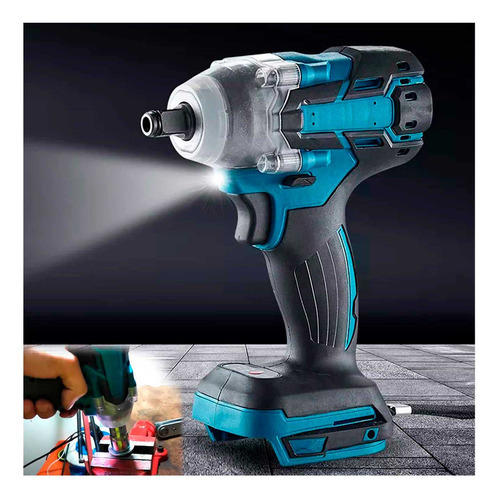 Llave De Impacto Inalámbrico + Set Dados ½'' Total Carros