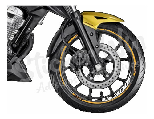 Kit Adesivos De Roda Cb 300f Twister 2023 Friso + Interno C3