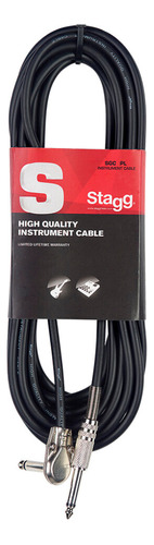 Cable Plug Recto Plug Angular 10 Metros Stagg