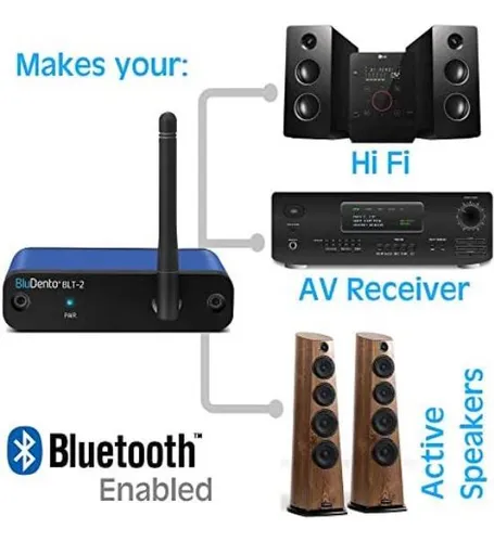 Audio Receptor Bludento Blt-2 True Hi-fi Bluetooth V51,