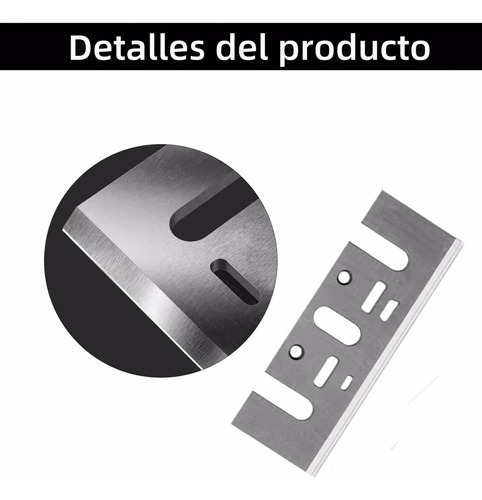 Cuchillas Cepillo Anchas 82 Mm Hss Compatible Makita Y Otras