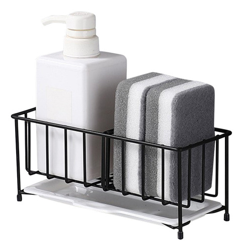 Zlj Estante Esponja Acero Inoxidable 304 Negro