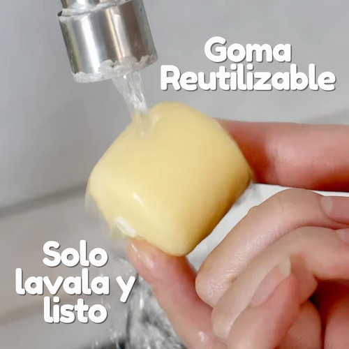 Rodillo Quita Pelusa Pelo Mascota Portátil Goma Reutilizable Color Verde Y Amarillo