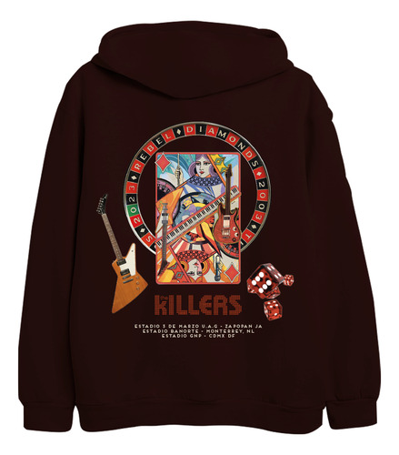 The Killers Sudadera Rebel Diamonds Concierto Mexico Envío G