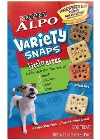 Alpo Variedad Snaps Little Bites Dulces Para Perros Con Carn