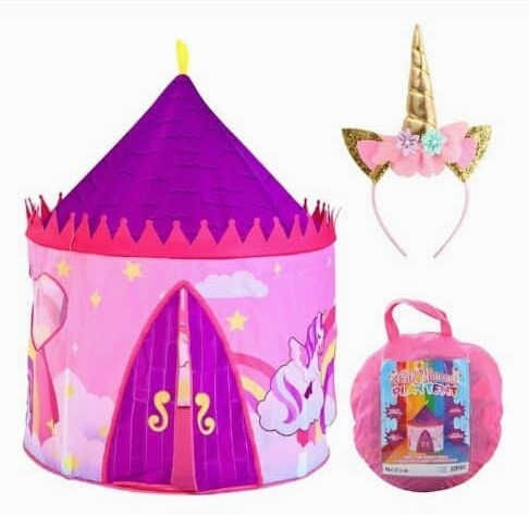 Carpa Castillo Casa Para Niñas Unicornio Princesas