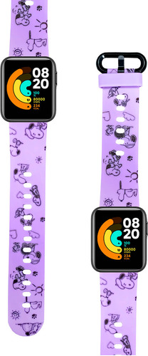 Correa Compatible Xiaomi Mi Watch Lite Snoopy Lila