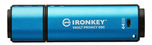 Kingston Ironkey Vault Privacy 50 Usb-c Capacidad: 64gb