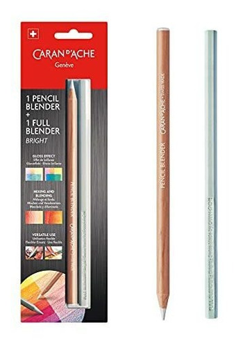 Caran D'ache Paquete  Lapiz Blender Y Full Blender Brillante