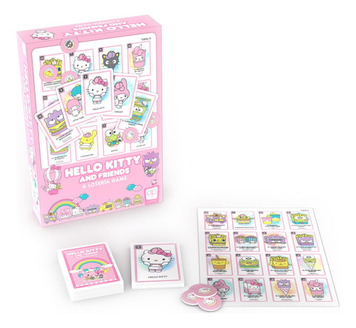 Juego De Lotería Hello Kitty: Estilo De Bingo Personalizado