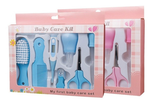 Set De Higiene Y Cuidados Personal Bebe 8piezas Termometro