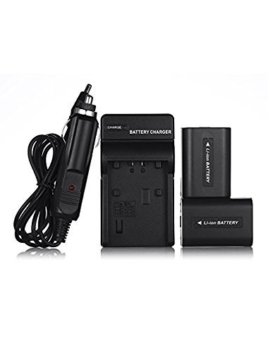 Powerextra 2 Piezas De Reemplazo Sony Np-fh50 Para Sony Alph