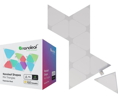 Nanoleaf Shapes Mini Triangles Expansion Pack Por 10