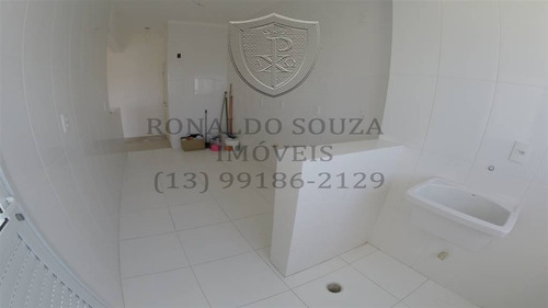 Imagem 3 de 30 de Praia Grande - Ocian - Linda Cobertura Duplex- 3 Dormitórios - 2 Salas - Salão De Festas - Vista Para O Mar - Rs60