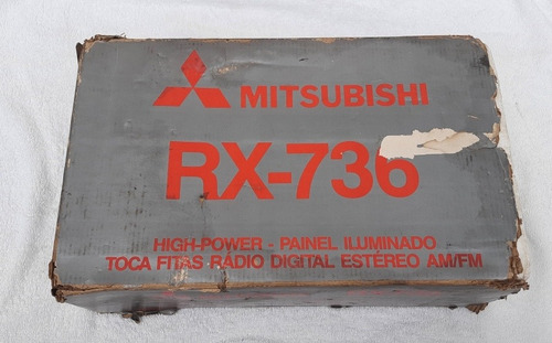 Rádio Toca-fitas Mitsubishi Rx-736 Zero Na Caixa