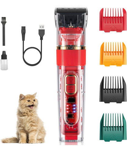 Gooad Cortapelos Para Gatos, Kit Profesional De Aseo Para Ga