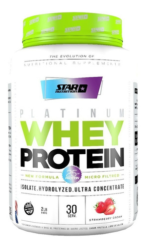 Premium Whey Protein Star Nutrition 2lb - Proteina De Suero