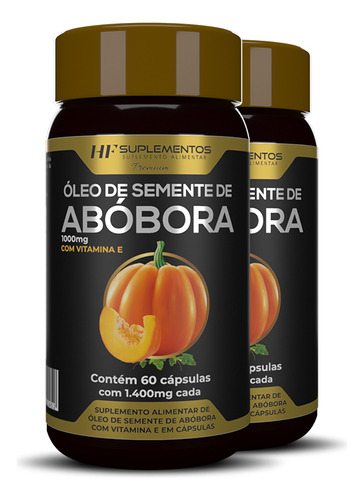 2x Oleo De Semente De Abobora Hf Suplements