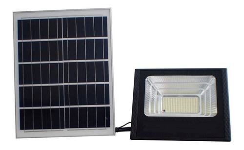 Reflector Led 300w Solar Con Panel Solar Bateria Luz Blanca
