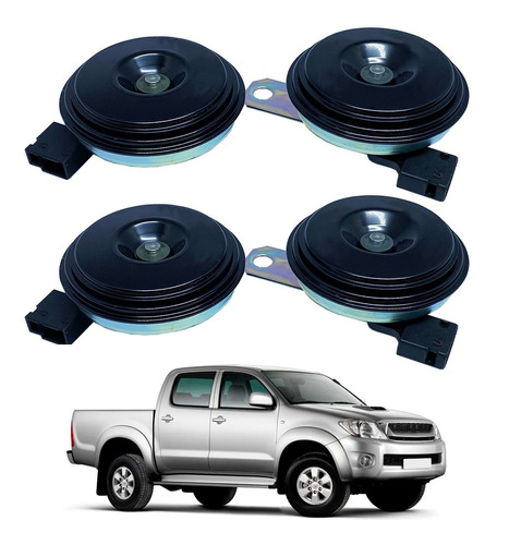 Buzina Toyota Hilux Com Conector Original  2pares 