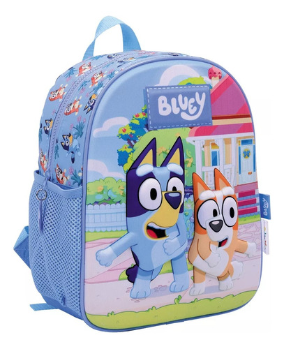 Mochila De Espalda Bluey Baile 12 57904 Wabro Color Celeste