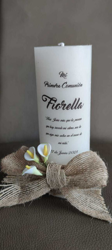 Imagen 5 de 10 de Recuerdos: Velas Para Misa, Bautizo, Comunión, Confirmación,