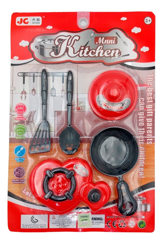 Set De Cocina Infantil En Blister Juguete Niños Mini Kitchen