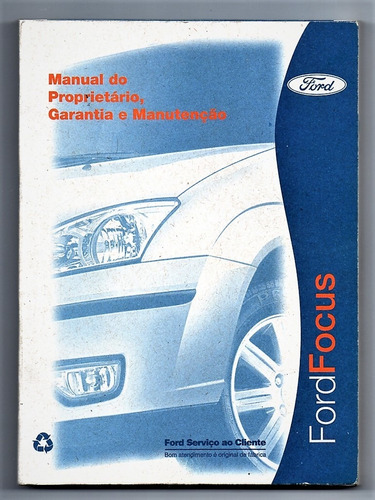 Manual Do Proprietario Ford Focus - 2007