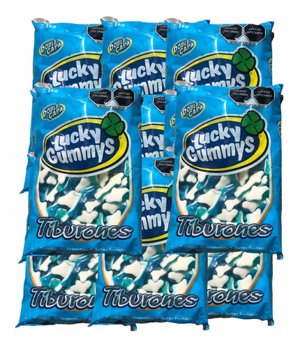Gomitas Lucky Gummys Tiburones 11 Kg 
