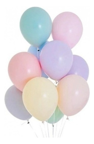 Globos Látex Pastel R12 X50 Unidades  Premium 