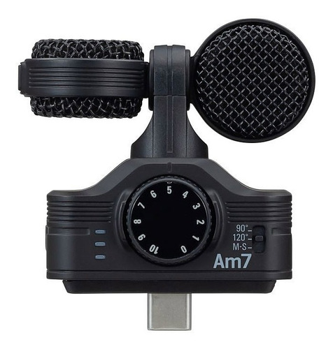Micrófono Condenser Para Celulares Zoom Am7 - Usb-c Color Negro