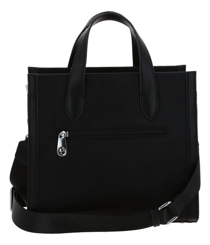 Bolso Satchel Mediano Barbie Gorett Daniela Color Negro