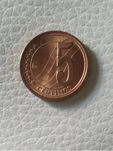 Moneda De Cobre De 5 Céntimos Año 2007