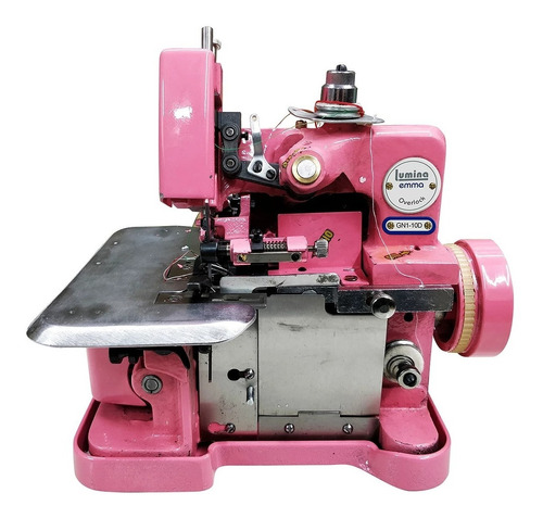 Máquina de coser overlock Lumina Emma portable rosa 220V