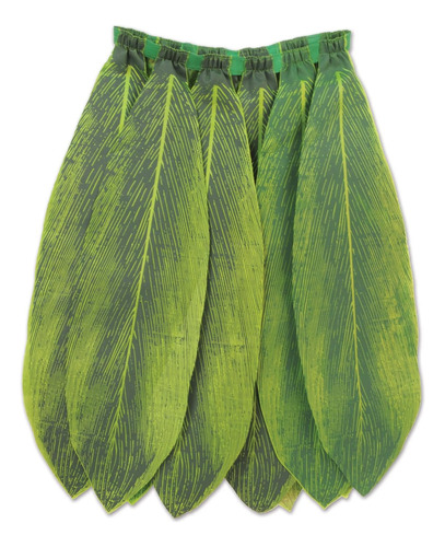 Beistle, Verde, 60030 Ti Leaf Hula Skirt, 23,5, 31 A 32 X