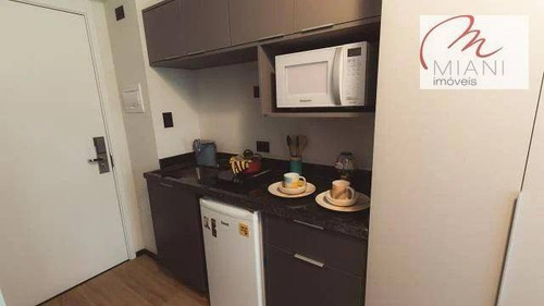 Studio Com 1 Dormitório Para Alugar, 17 M² Por R$ 1.235,00/mês - Vila Indiana - São Paulo/sp - St0055