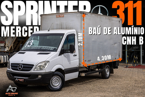 Mb Sprinter 311 Vuc C/ Baú Alumínio 4,30m Impecável