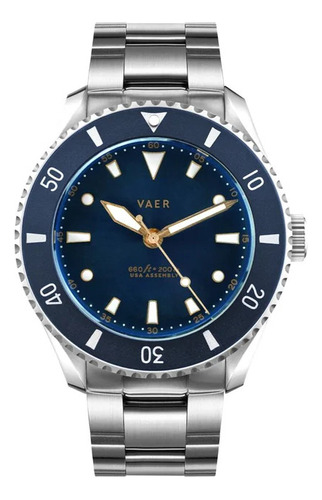 Reloj Vaer D4 Meridian Navy Con Correa Extra 