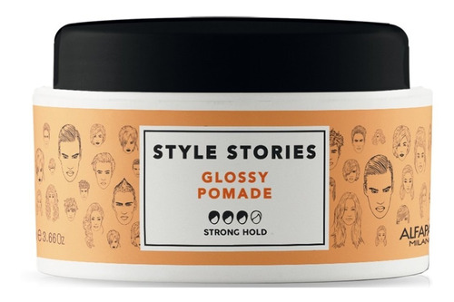 Pomada Para El Cabello Alfaparf Style Stories Glossy 100ml