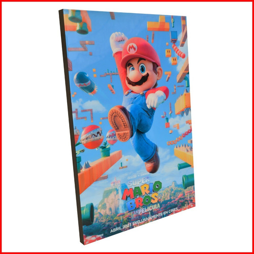 Cuadro Decorativo Poliester Super Marios Bros Movie #2 40x60