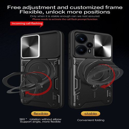 Funda Con Magnético Compatibilidad Redmi Poco F5 5g/ Note