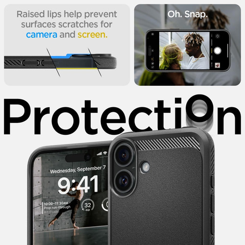 Capa Original Spigen Rugged Armor Magfit Para iPhone 16 Plus