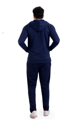 Imagen 3 de 6 de Conjunto Caballero - Chamarra Y Pants De Felpa - Everlast